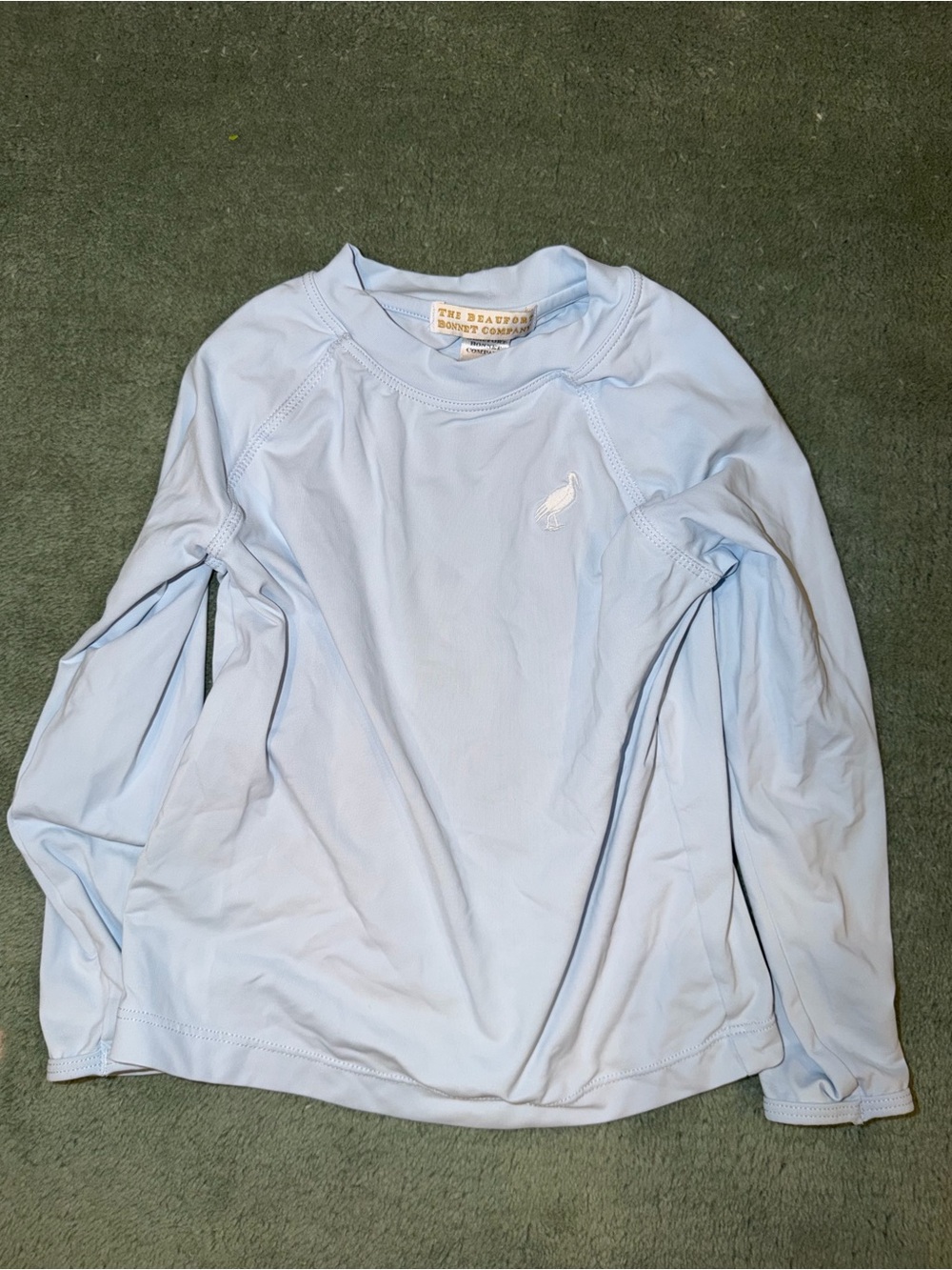 The Beaufort Bonnet Company Light Blue Long-Sleeve Performance Tee